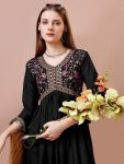 FANCY RAYON EMBROIDERY WORK ONLY KURTI PARTY WEAR WHOLESALE PRICE ETHNIC GARMENT (1)