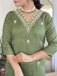 FANCY RAYON SEQUENCE CODING EMBROIDERY WORK TOP BOTTOM WITH DUPATTA PARTY WEAR WHOLESALE PRICE ETHNIC GARMENT (7)