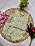 FANCY RAYON SLUB PRINTED WITH MOTI AND LACE WORK TOP BOTTOM SET FESTIVE WEAR WHOLESALE PRICE ETHNIC GARMENT (10)