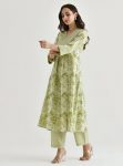 FANCY RAYON SLUB PRINTED WITH MOTI AND LACE WORK TOP BOTTOM SET FESTIVE WEAR WHOLESALE PRICE ETHNIC GARMENT (10)