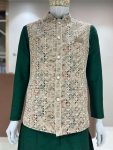 FANCY SILK EMBROIDERY WORK MEN’S KURTA PAYJAMA WITH KOTI FESTIVE WEAR WHOLESALE PRICE ETHNIC GARMENT (3)