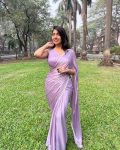 FANCY SPACE SILK HANDWORK LACE BORDER SAREE WITH UNSTITCHED BLOUSE PARTY WEAR WHOLESALE PRICE ETHNIC GARMENT (4)