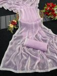 FANCY SPACE SILK HANDWORK LACE BORDER SAREE WITH UNSTITCHED BLOUSE PARTY WEAR WHOLESALE PRICE ETHNIC GARMENT (4)