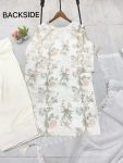 FANCY TABBY ORGANZA PRINTED WITH EMBROIDERY WORK TOP SALWAR WITH DUPATTA FESTIVE WEAR WHOLESALE PRICE ETHNIC GARMENT (3)