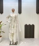 FANCY TABBY ORGANZA PRINTED WITH EMBROIDERY WORK TOP SALWAR WITH DUPATTA FESTIVE WEAR WHOLESALE PRICE ETHNIC GARMENT (3)