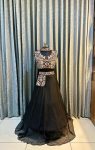 FANCY TABBY SILK MULTICOLOR EMBROIDERY SEQUENCE WORK LEHENGA BLOUSE WITH DUPATTA PARTY WEAR WHOLESALE PRICE ETHNIC GARMENT (10)
