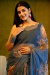 FANCY TABBY SILK PRINTED WITH HANDWORK SAREE WITH UNSTITCHED BLOUSE PARTY WEAR WHOLESALE PRICE ETHNIC GARMENT (5)