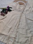 FANCY VICHITRA SILK EMBROIDERY SEQUENCE CODING WORK TOP BOTTOM WITH DUPATTA PARTY WEAR WHOLESALE PRICE ETHNIC GARMENT (8)