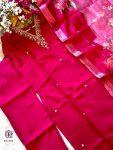 FANCY VISCOSE CHANDERI EMBROIDERY WORK TOP BOTTOM WITH DUPATTA FESTIVE WEAR WHOLESALE PRICE ETHNIC GARMENT (4)