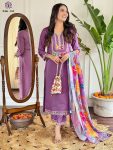 FANCY VISCOSE SLUB EMBROIDERY WORK TOP BOTTOM WITH DUPATTA FESTIVE WEAR WHOLESALE PRICE ETHNIC GARMENT (10)