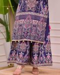 FASHIONABLE CHINON DIGITAL PRINTED HANDWORK TOP PALAZZO WITH DUPATTA PARTY WEAR WHOLESALE PRICE ETHNIC GARMENT (5)