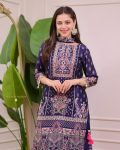 FASHIONABLE CHINON DIGITAL PRINTED HANDWORK TOP PALAZZO WITH DUPATTA PARTY WEAR WHOLESALE PRICE ETHNIC GARMENT (5)