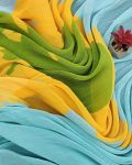 FASHIONABLE CRUSH MULTI COLOR DIGITAL PRINTED PLAIN SAREE WITH UNSTITCHED BLOUSE PARTY WEAR WHOLESALE PRICE ETHNIC GARMENT (2)