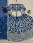 FASHIONABLE GEORGETTE CODING SEQUENCE WORK LEHENGA CHOLI WITH DUPATTA PARTY WEAR WHOLESALE PRICE ETHNIC GARMENT (4)