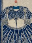 FASHIONABLE GEORGETTE CODING SEQUENCE WORK LEHENGA CHOLI WITH DUPATTA PARTY WEAR WHOLESALE PRICE ETHNIC GARMENT (4)