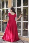FASHIONABLE GEORGETTE EMBROIDERY BEADS SEQUENCE WORK STITCHED TOP WITH LEHENGA PARTY WEAR WHOLESALE PRICE ETHNIC GARMENT (12)