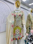 FASHIONABLE GEORGETTE EMBROIDERY THREAD SEQUENCE WORK TOP BOTTOM WITH DUPATTA PARTY WEAR WHOLESALE PRICE ETHNIC GARMENT (3)