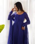FASHIONABLE GEORGETTE LEHENRIYA PRINT GOWN BOTTOM WITH DUPATTA FESTIVE WEAR WHOLESALE PRICE ETHNIC GARMENT (13)
