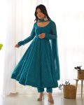 FASHIONABLE GEORGETTE LEHENRIYA PRINT GOWN BOTTOM WITH DUPATTA FESTIVE WEAR WHOLESALE PRICE ETHNIC GARMENT (20)
