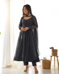 FASHIONABLE GEORGETTE LEHENRIYA PRINT GOWN BOTTOM WITH DUPATTA FESTIVE WEAR WHOLESALE PRICE ETHNIC GARMENT (1)