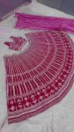 FASHIONABLE HEAVY SLUB THREAD & PAPER MIRROR WORK LEHENGA CHOLI WITH DUPATTA PARTY WEAR WHOLESALE PRICE ETHNIC GARMENT (6)