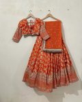 FASHIONABLE JACQUARD THREAD SEQUENCE WORK LEHENGA CHOLI WITH DUPATTA PARTY WEAR WHOLESALE PRICE ETHNIC GARMENT (7)