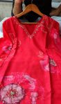 FASHIONABLE MUSLIN FLORAL PRINTED HAND WORK TOP BOTTOM WITH DUPATTA PARTY WEAR WHOLESALE PRICE ETHNIC GARMENT (3)