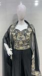 FASHIONABLE SATIN EMBROIDERY SEQUENCE BLOUSE DHOTI WITH SHRUG PARTY WEAR WHOLESALE PRICE ETHNIC GARMENT (1)