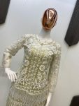 FASHIONABLE SATIN SILK TOP WITH NET SEQUENCE EMBROIDERY WORK PALAZZO AND KOTI PARTY WEAR WHOLESALE PRICE ETHNIC GARMENT (5)