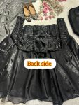 LATEST JIMMY CHOO EMBROIDERY SEQUENCE WORK GOWN BOTTOM WITH DUPATTA PARTY WEAR WHOLESALE PRICE ETHNIC GARMENT (2)