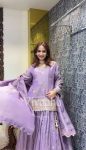 LATEST JIMMY CHOO EMBROIDERY SEQUENCE WORK TOP LEHENGA WITH DUPATTA PARTY WEAR WHOLESALE PRICE ETHNIC GARMENT (1)