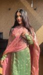 LATEST JIMMY CHOO SEQUENCE EMBROIDERY WORK AND LACE WORK TOP BOTTOM WITH DUPATTA FESTIVE WEAR WHOLESALE PRICE ETHNIC GARMENT (4)