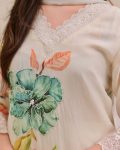 LATEST NYLON TABBY SILK PRINTED EMBROIDERY WORK TOP BOTTOM WITH DUPATTA PARTY WEAR WHOLESALE PRICE ETHNIC GARMENT (3)