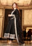 LATEST RAYON COTTON SEQUENCE AND ZARI THREAD EMBROIDERY WORK GOWN BOTTOM WITH DUPATTA FESTIVE WEAR WHOLESALE PRICE ETHNIC GARMENT (5)