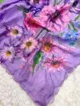 LATEST TABBY SILK PRINTED HANDWORK SAREE WITH UNSTITCHED BLOUSE PARTY WEAR WHOLESALE PRICE ETHNIC GARMENT (2)