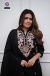 LATEST VISCOSE CHANDERI EMBROIDERY WORK TOP BOTTOM WITH DUPATTA FESTIVE WEAR WHOLESALE PRICE ETHNIC GARMENT (3)
