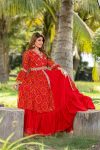 MOST PICKED BANDHEJ PRINTED EMBROIDERY THREAD WORK TOP WITH LEHENGA PARTY WEAR WHOLESALE PRICE ETHNIC GARMENT (5)