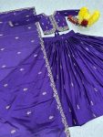 MOST PICKED CHINON EMBROIDERY SEQUENCE WORK STITCHED CROP TOP LEHENGA WITH DUPATTA PARTY WEAR WHOLESALE PRICE ETHNIC GARMENT (3)