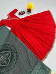 MOST PICKED CHINON EMBROIDERY THREAD SEQUENCE WORK GOWN WITH DUPATTA PARTY WEAR WHOLESALE PRICE ETHNIC GARMENT (5)