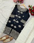 MOST PICKED CHINON SILK EMBROIDERY SEQUENCE WORK TOP PALAZZO WITH DUPATTA PARTY WEAR WHOLESALE PRICE ETHNIC GARMENT (3)