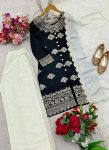MOST PICKED CHINON SILK EMBROIDERY SEQUENCE WORK TOP PALAZZO WITH DUPATTA PARTY WEAR WHOLESALE PRICE ETHNIC GARMENT (3)