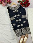 MOST PICKED CHINON SILK EMBROIDERY SEQUENCE WORK TOP PALAZZO WITH DUPATTA PARTY WEAR WHOLESALE PRICE ETHNIC GARMENT (3)
