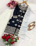 MOST PICKED CHINON SILK EMBROIDERY SEQUENCE WORK TOP PALAZZO WITH DUPATTA PARTY WEAR WHOLESALE PRICE ETHNIC GARMENT (3)