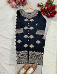 MOST PICKED CHINON SILK EMBROIDERY SEQUENCE WORK TOP PALAZZO WITH DUPATTA PARTY WEAR WHOLESALE PRICE ETHNIC GARMENT (3)