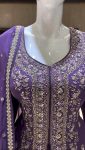 MOST PICKED CHINON SILK SEQUENCE EMBROIDERY WORK TOP PALAZZO WITH DUPATTA PARTY WEAR WHOLESALE PRICE ETHNIC GARMENT (5)