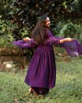 MOST PICKED CHINON SILK ZARI SEQUENCE EMBROIDERY WORK GOWN BOTTOM WITH DUPATTA PARTY WEAR WHOLESALE PRICE ETHNIC GARMENT (6)