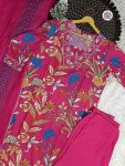 MOST PICKED COTTON PRINTED EMBROIDERY WORK TOP BOTTOM WITH DUPATTA PARTY WEAR WHOLESALE PRICE ETHNIC GARMENT (5)