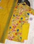 MOST PICKED COTTON PRINTED EMBROIDERY WORK TOP BOTTOM WITH DUPATTA PARTY WEAR WHOLESALE PRICE ETHNIC GARMENT (4)
