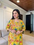 MOST PICKED COTTON PRINTED EMBROIDERY WORK TOP BOTTOM WITH DUPATTA PARTY WEAR WHOLESALE PRICE ETHNIC GARMENT (4)