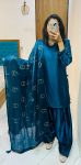 MOST PICKED FENDI SILK PLAIN TOP SALWAR WITH EMBROIDERY WORK DUPATTA PARTY WEAR WHOLESALE PRICE ETHNIC GARMENT (3)
